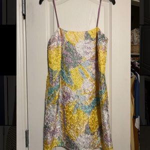 Urban Outfitters Cactus Rose Tie-Back Slip dress